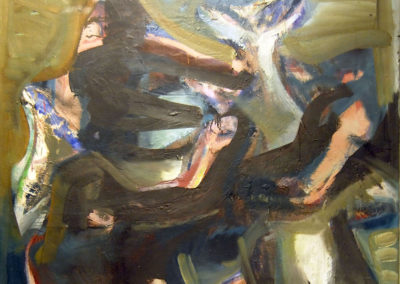 Rudolf Rothe: the big fishes; ca. 1965 oil on canvas; 150x125,5 cm